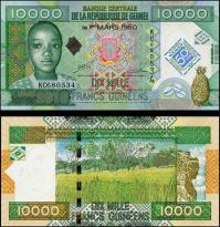 *10000 Frankov Guinea 2010, pamätná P45 UNC - Kliknutím na obrázok zatvorte -